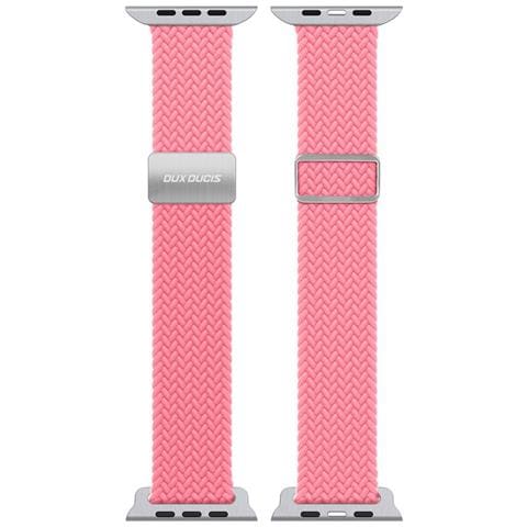 Cinturino Orologio per Apple Watch Series 11 10 42mm - Nylon, Rosa - Foto 4