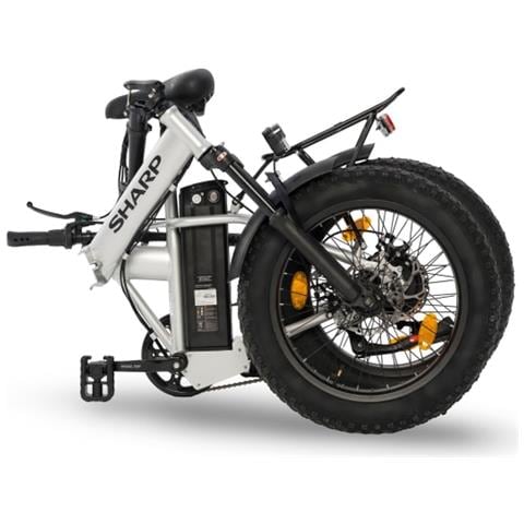 BK-FM03E-S bicicletta elettrica Nero, Argento Alluminio 17 50,8 cm (20") 28 kg - Foto 2