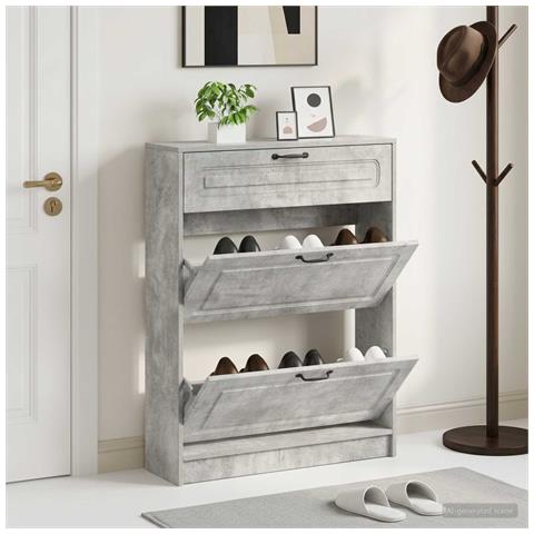Mobile per scarpe UTRECHT 78 x 24 x 100 cm Legno ingegnerizzato - Foto 2