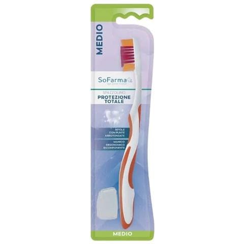 Spazzolino Total Protection Setole Medie Sofarmapiu' - Foto 1
