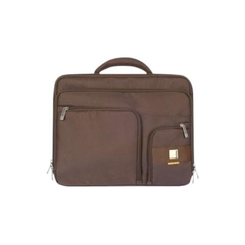 Borsa Notebook fino a 14.1" in Nylon - Marrone  - Foto 1