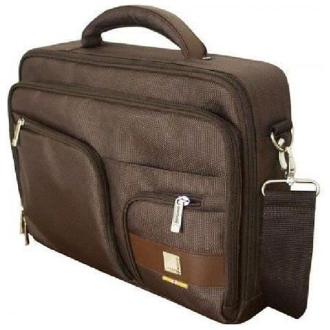 Borsa Notebook fino a 14.1" in Nylon - Marrone - Foto 2
