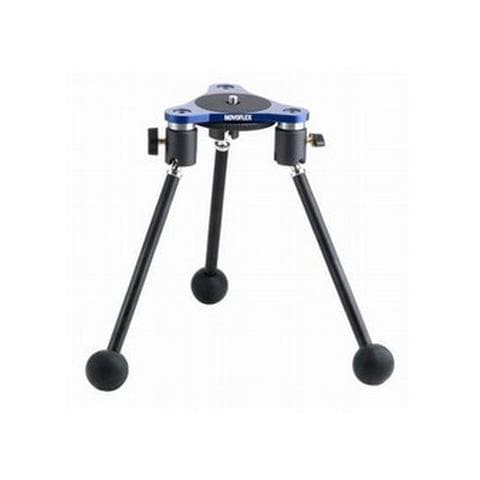 Mini Treppiede con Testa a Sfera Altezza Max 19 cm Nero e Blu MINIPOD-EU - Foto 1