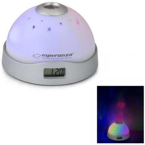 Orologio Da Tavolo Con Proiettore A Led Multicolor - Foto 1