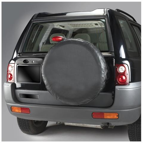 Telo Copriruota Di Scorta Elasticizzato Per Fuoristrada 74 X 23 Cm Nero - Foto 4