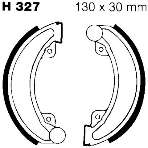 B1r R2532700 Ebc Ganasce Honda Xr 250/500 R H327 - Foto 1