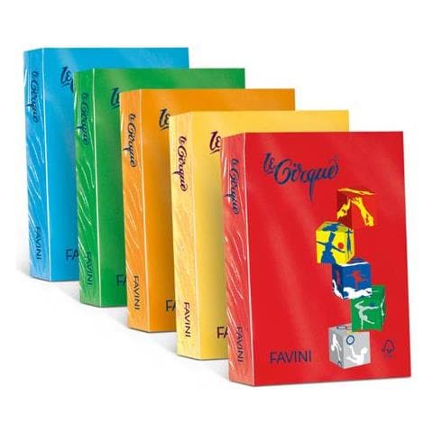 Carta Inkjet Le Cirque A74E223 Formato A3 (297x420 mm) da 250 Fogli Colore Arancione - Foto 1