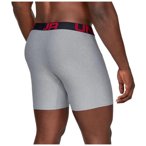 Tech 6in 2pack Boxer 1327415-011, Uomo, Grigio, Boxer, Numero: M - Foto 3
