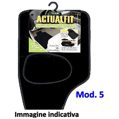 Set Completo Tappeti Per Auto In Moquette Actualfit 5 - Nero - Foto 1