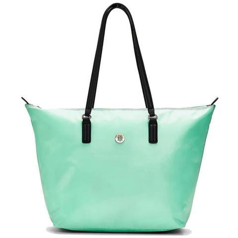 Borsa Donna Poppy Tote Menthol Aw0aw079560he - Foto 1