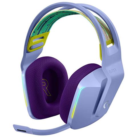 Cuffie RGB Wireless G733 Lightspeed Colore Lilla - Foto 1