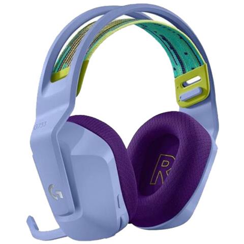 Cuffie RGB Wireless G733 Lightspeed Colore Lilla - Foto 2