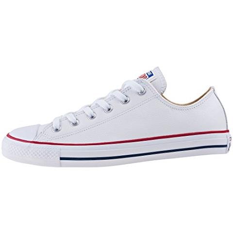 Converse Chuck Taylor Core Lea Ox, Sneaker Unisex Adulto, Bianco (blanc), 38 - Foto 2