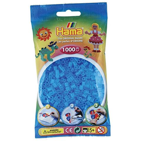 --1000 Perline Traslucide Aqua, Multicolore, 207-73 - Foto 1