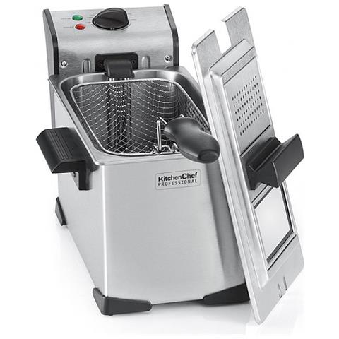 Friggitrice KCPFR35X Capacità 3.5 Litri 2000 Watt Colore Inox - Foto 1