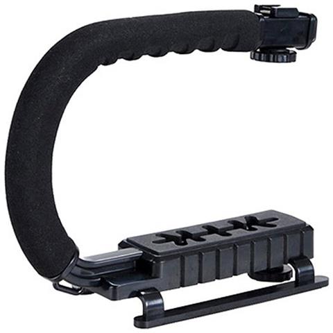 JUSTGREENBOX - Supporto Per Fotocamera Supporto Per Flash Staffa Per Flash Tipo U Stabilizzatore Di Movimento Della Mano Impugnatura Stabile Per Video Dslr Slr 3654657596965