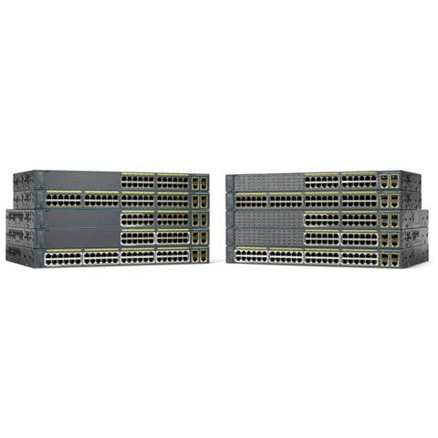 Cisco Catalyst 2960-Plus, Gestito, L2, Fast Ethernet (10/100) , RJ-45, IEEE 802.1p, IEEE 802.1x, IEEE 802.3af, SFP - Foto 1