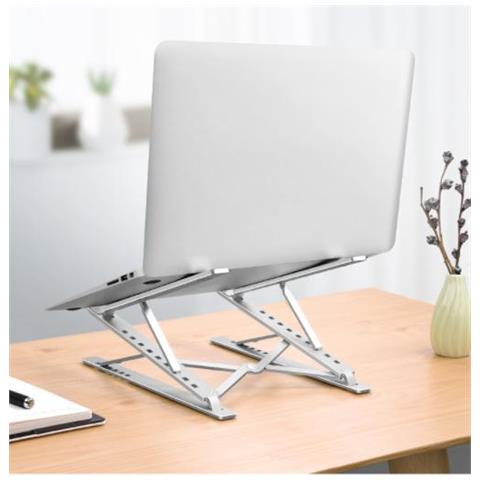 Supporto Per Laptop Pieghevole In Lega Di Alluminio Silver - Foto 2