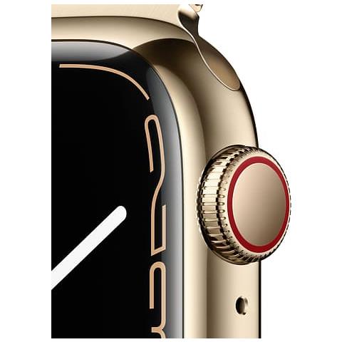 APPLE - Watch Series 7 (GPS + Cellular) - 41 mm - acciaio inossidabile oro  - ePRICE