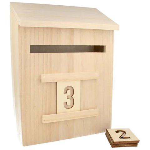 Cassetta Delle Lettere In Legno Da 28 Cm Da Decorare - Foto 2