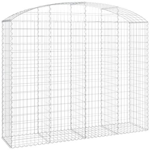 Cesto Gabbione Ad Arco 200x50x160/180 Cm Ferro Zincato - Foto 1