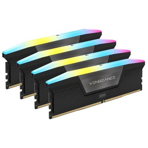 Corsair Vengeance Rgb Cmh128gx5m4b5600c40 Memoria 128 Gb 4 X 32 Gb Ddr5 5600 Mhz (128gb Ddr5 5600 Udimm Rgb K4) - Foto 1