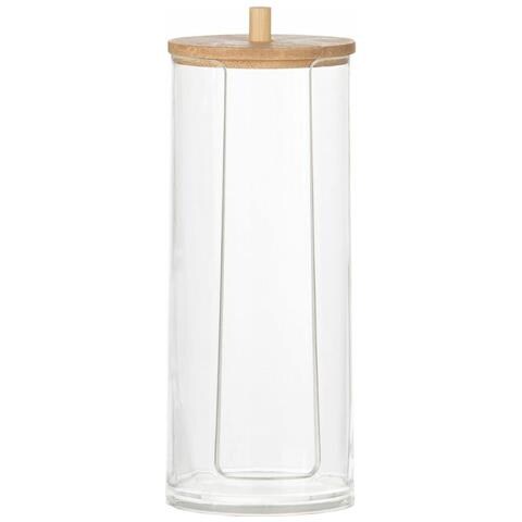 Barattolo Di Vetro Andrea House Ba72113 Acrilico Ø 7 X 17 Cm - Foto 1