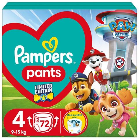 Pannolini Usa E Getta Paw Patrol 9-15 Kg 4 (72 Unità) - Foto 1