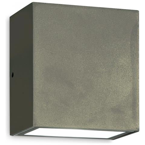 Applique Da Parete Contemporanea Argo Alluminio Grigio Led 6w 4000k Ip65 - Foto 1