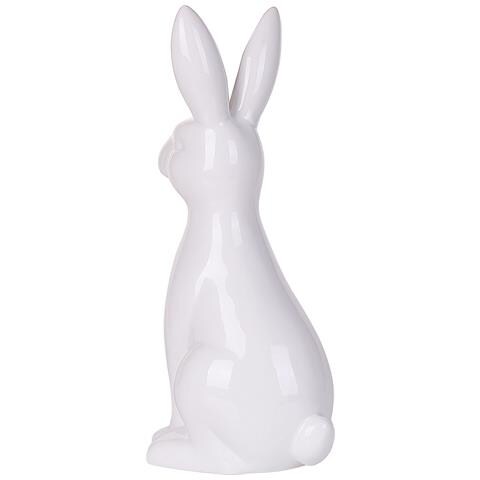Accessorio Decorativo Coniglio Paimpol Ceramica Bianco - Foto 6