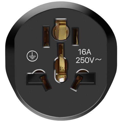 Adattatore Universale Da Viaggio Ue A Uk / Au / Usa / Cn Compatto - Foto 2
