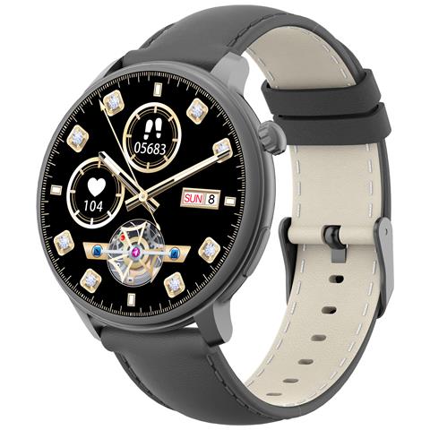 Smartwatch Con Monitoraggio Della Frequenza Cardiaca, Della Pressione Sanguigna E Dell'ossigeno Nel Sangue Black - Foto 2