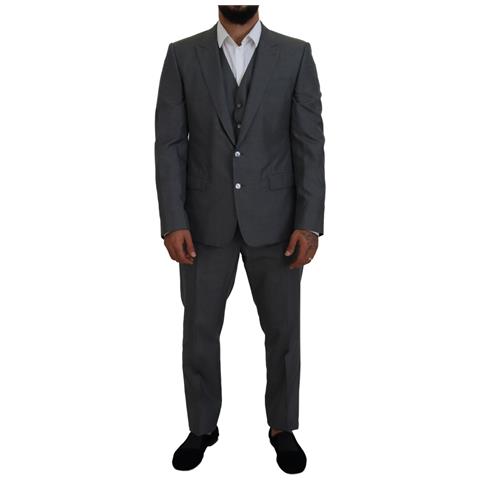 Abito Slim Fit 3 Pezzi Martini Grigio - It52 - L - Foto 1