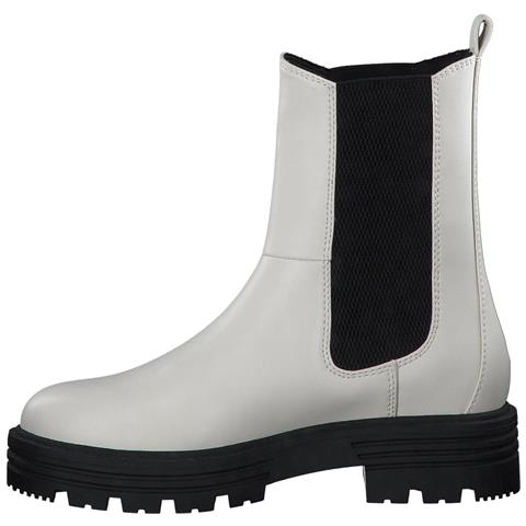 White Casual Closed Booties Stivaletti Sintetico E Tessile Scarpe Donna Bianco Eu 40, 5-25411-39 109 - Foto 3