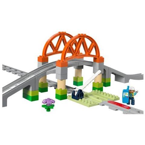 Pack Di Espansione Ponte E Binari Ferroviari 10426 Duplo Town - Foto 1