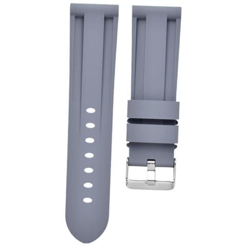Cinturino Per Orologio In Silicone Per Panerai Luminor Marina Grey 22 Mm - Foto 3