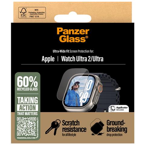 Pellicola in Vetro Temperato Apple Watch Ultra '24 | Ultra-Wide Fit - Foto 2