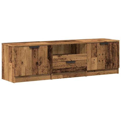 Mobile Porta Tv In Legno Vecchio 140x35x40 Cm In Truciolato - Foto 2