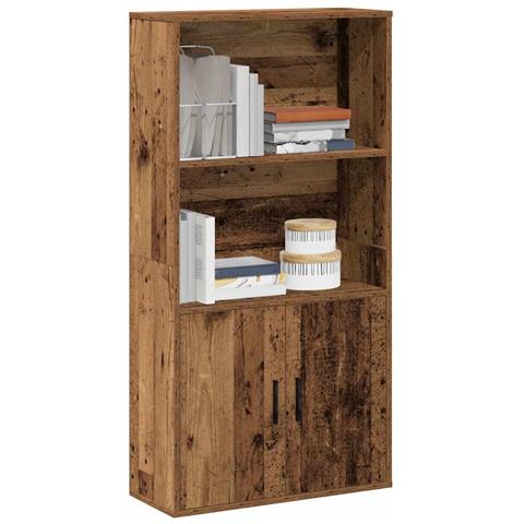 Libreria Legno Vecchio 60x24x120 Cm In Legno Multistrato - Foto 1