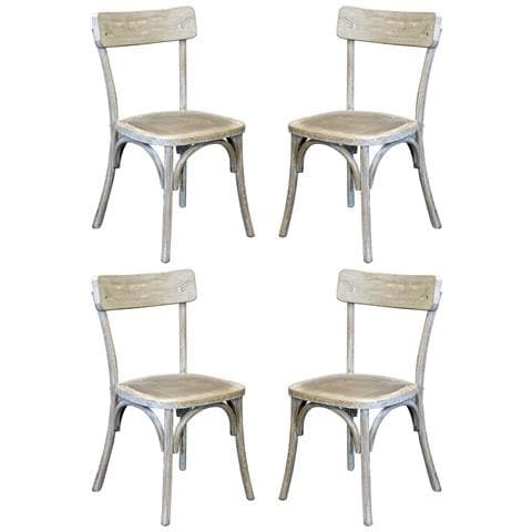 Chelsea - Set 4sedie In Legno Di Olmo - Foto 1