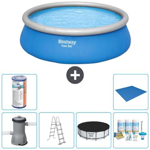 Piscina Fuori Terra - In Giro - 457x122 Cm - Blu - Include Accessori Coordinati Cb21 - Foto 1