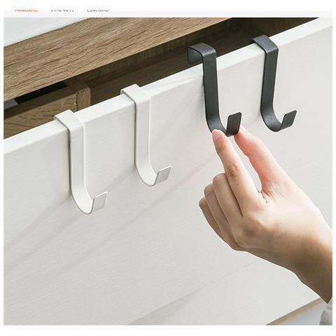 Set Di 5 Ganci Creativi Allargati Sopra La Porta Black - Foto 2