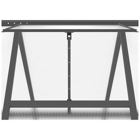 Telaio Serra con Base Antracite 224x169x195 cm in Alluminio - Foto 9