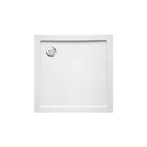 Piatto Doccia Ribassato 80x80 Cm Resina H3.5 Cm Monaco Bianco - Foto 1