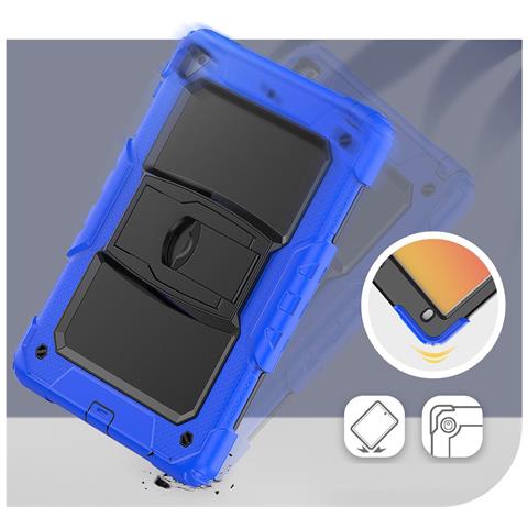 Custodia Per Samsung Galaxy Tab A7 Lite 8,7” Con Supporto E Tracolla Blu - Foto 2