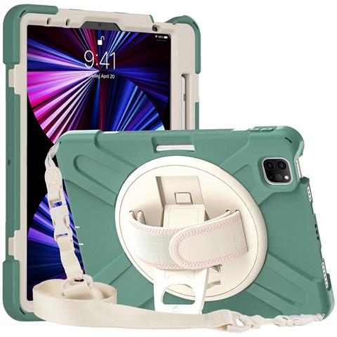 Custodia Per Ipad Pro 11"" Con Supporto E Tracolla Verde - Foto 1