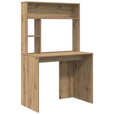 Scrivania rovere artigianale 91 x 50 x 149 cm Legno multistrato - Foto 1