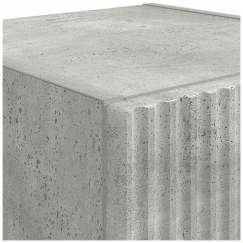 Mobile TV da parete Calcestruzzo 30 x 31 x 80 cm - Foto 9