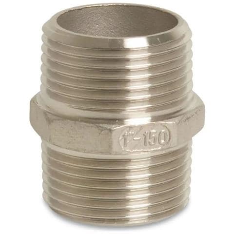 Raccordo Filettato In Acciaio Inox Nipple 3/4 V4a - Foto 1