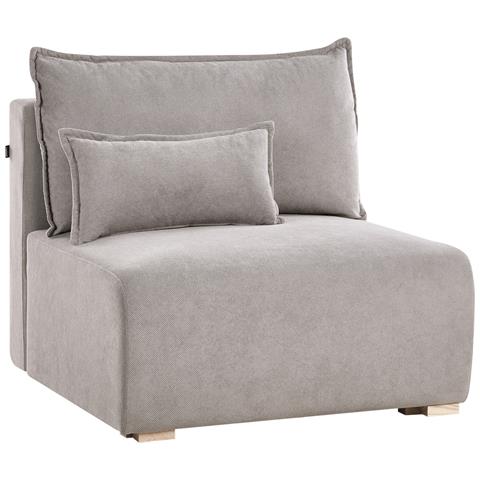 Sezione A 1 Posto Nerbo Tessuto Grigio - Foto 2